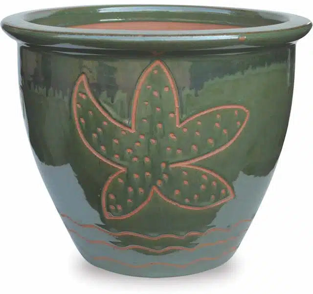 MP990 Garden Pot w/Starfish 7 Sizes