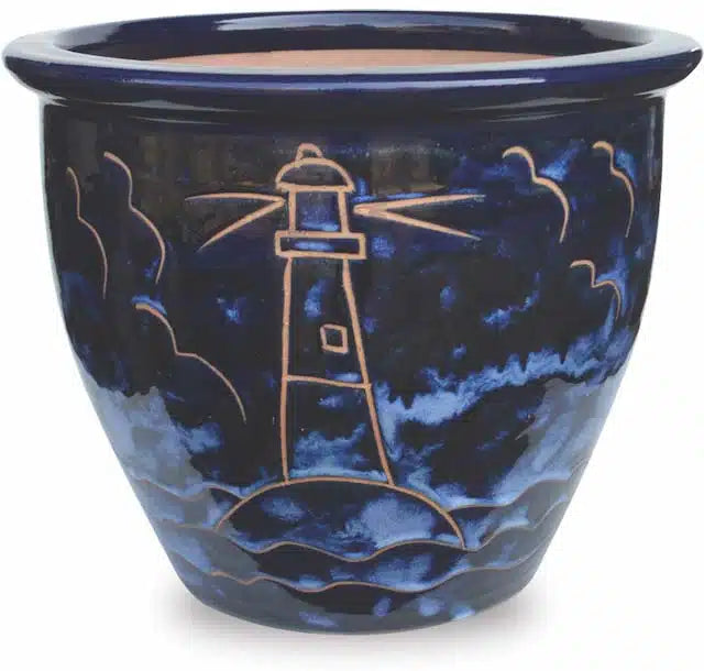 MP976 Garden Pot w/Lighthouse 7 Sizes
