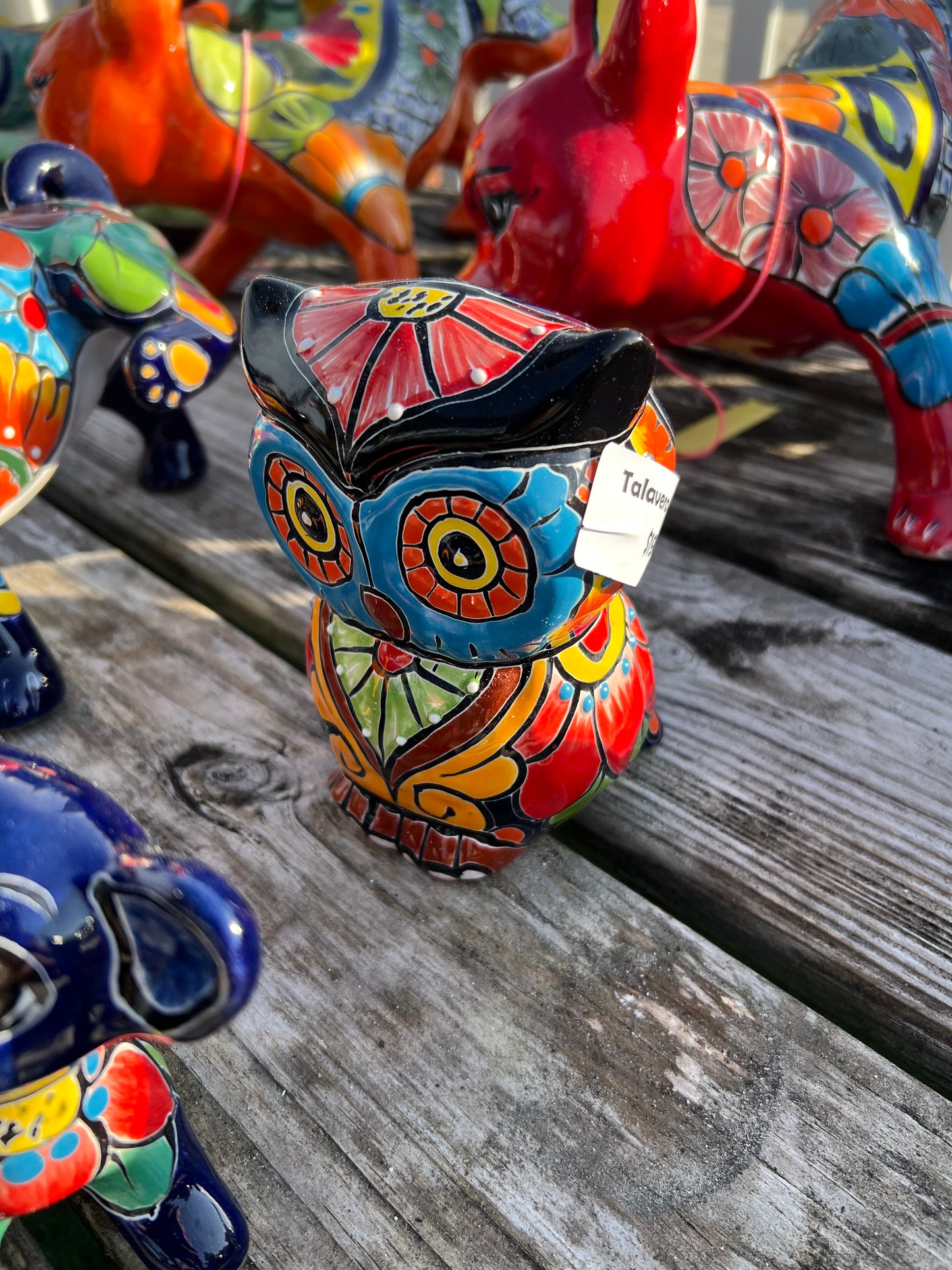 Talavera Owl Planter
