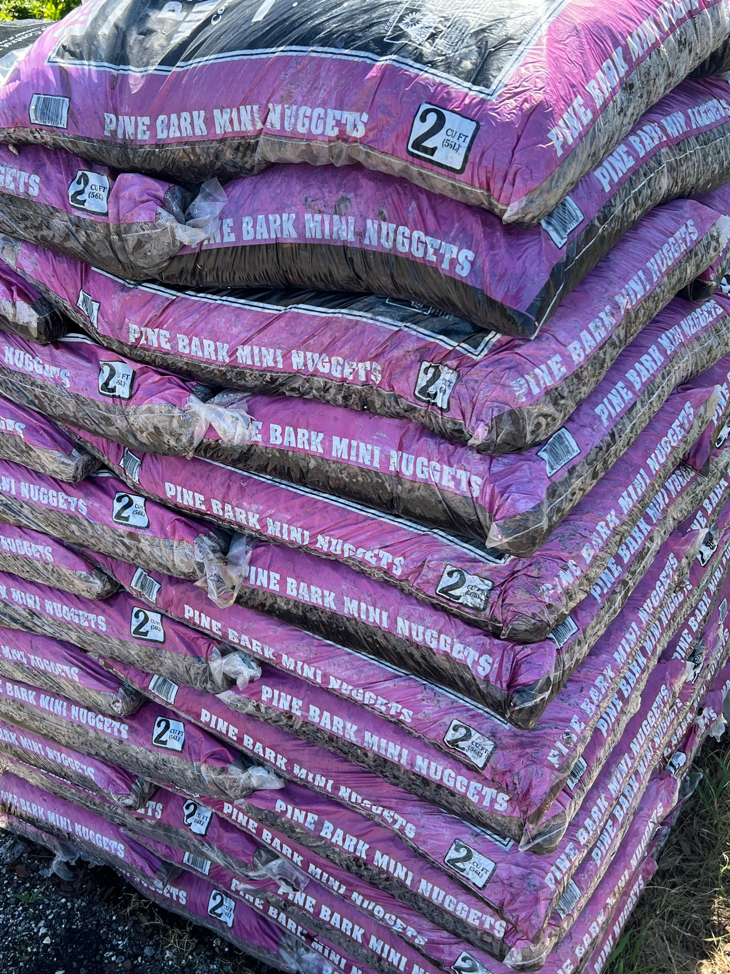 Mulch Pine Bark Mini's-2CF Bag