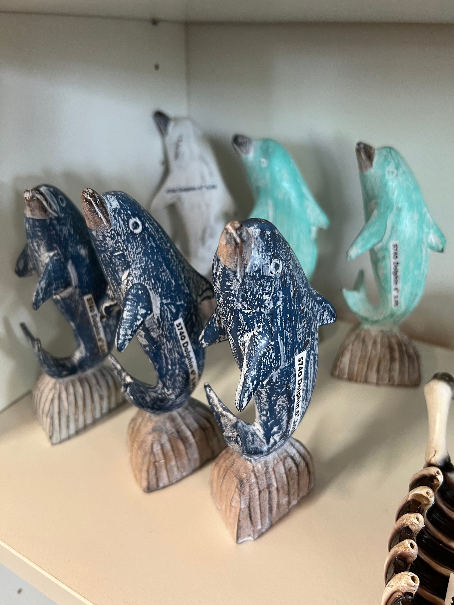 Dolphin on Wood 6"-6"