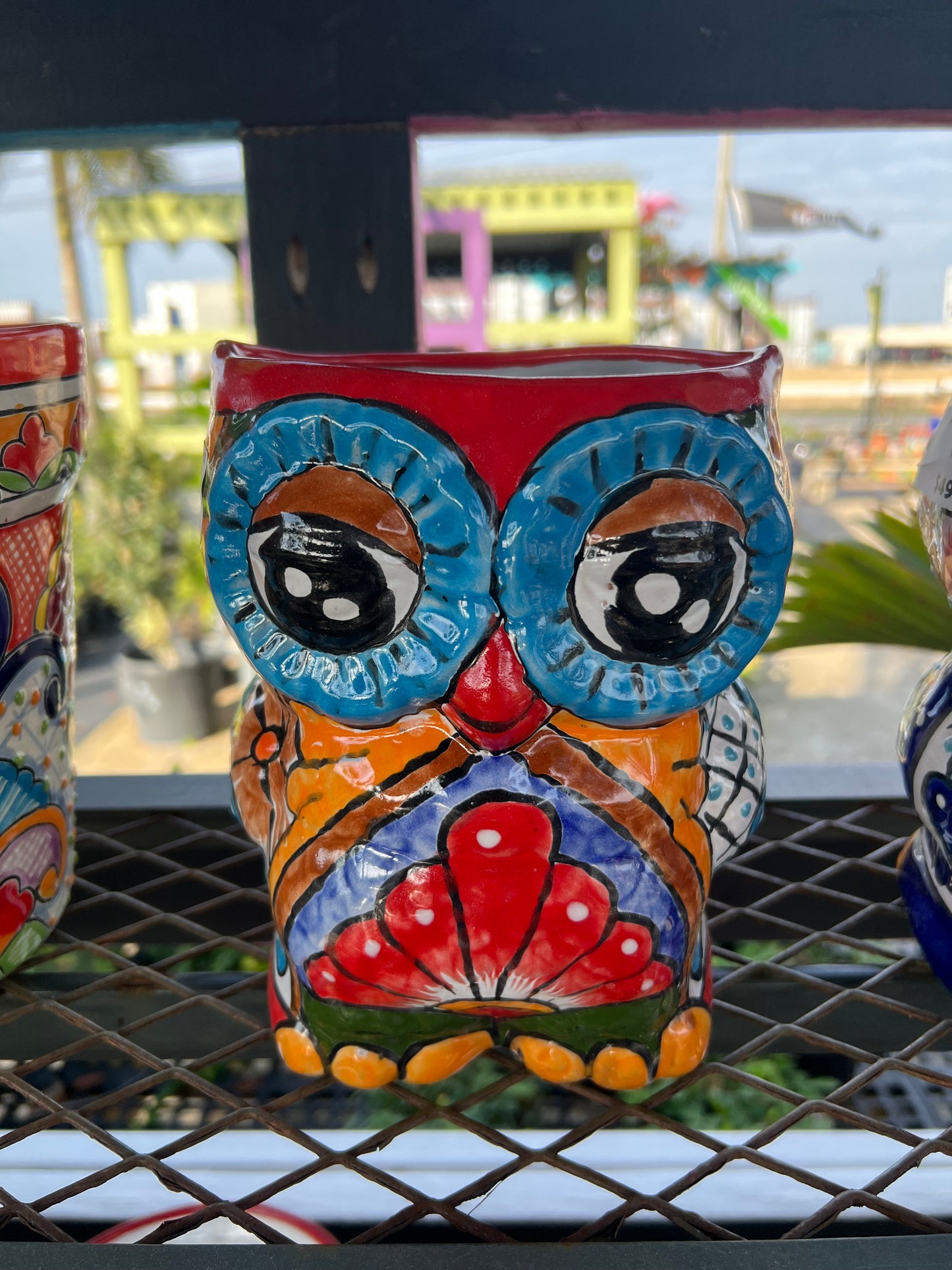Talavera Owl Planter