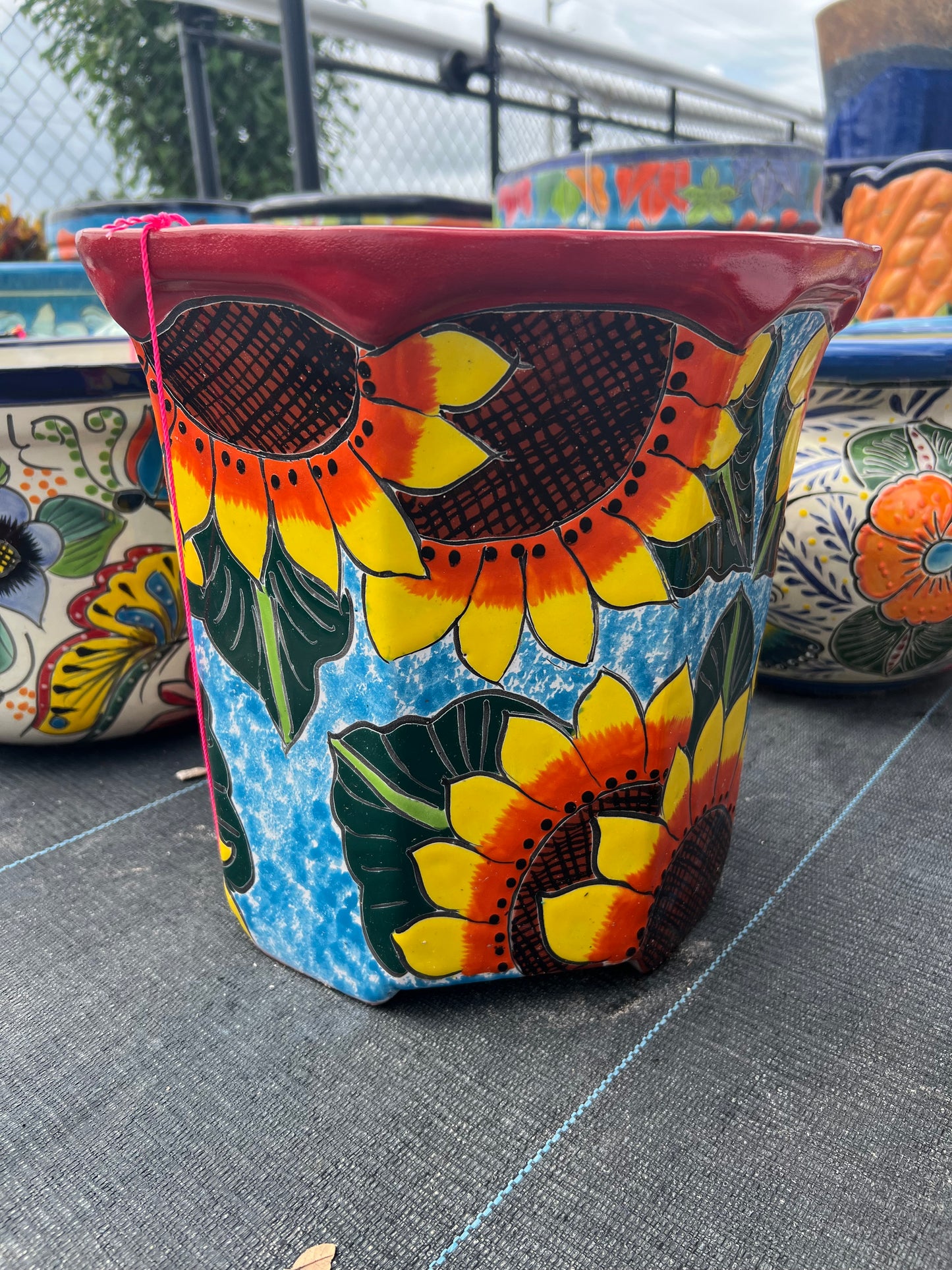 Talavera Octagon Pot