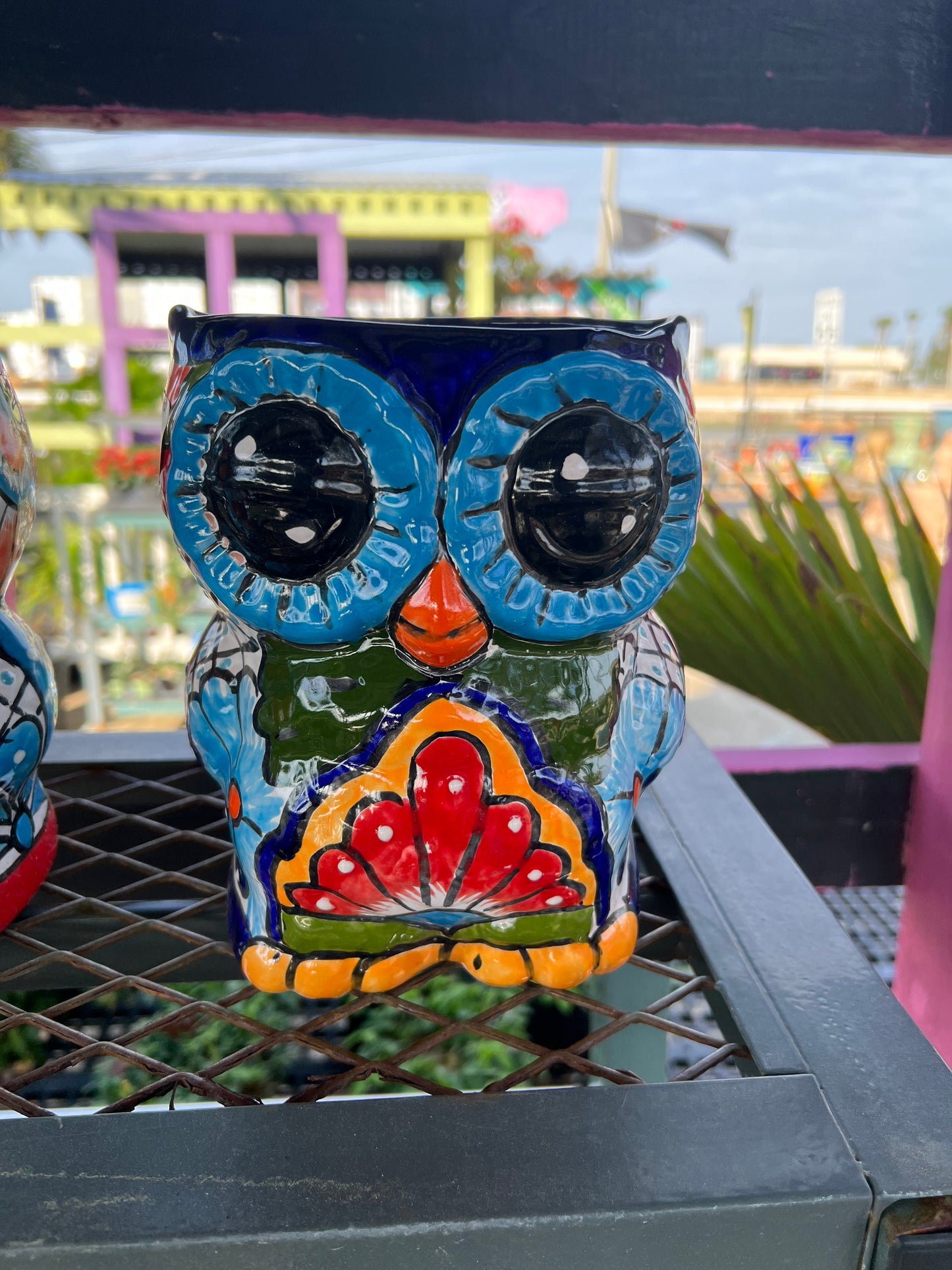 Talavera Owl Planter