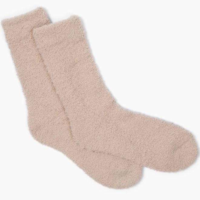 Cozy Socks Terry Ivory-One Size