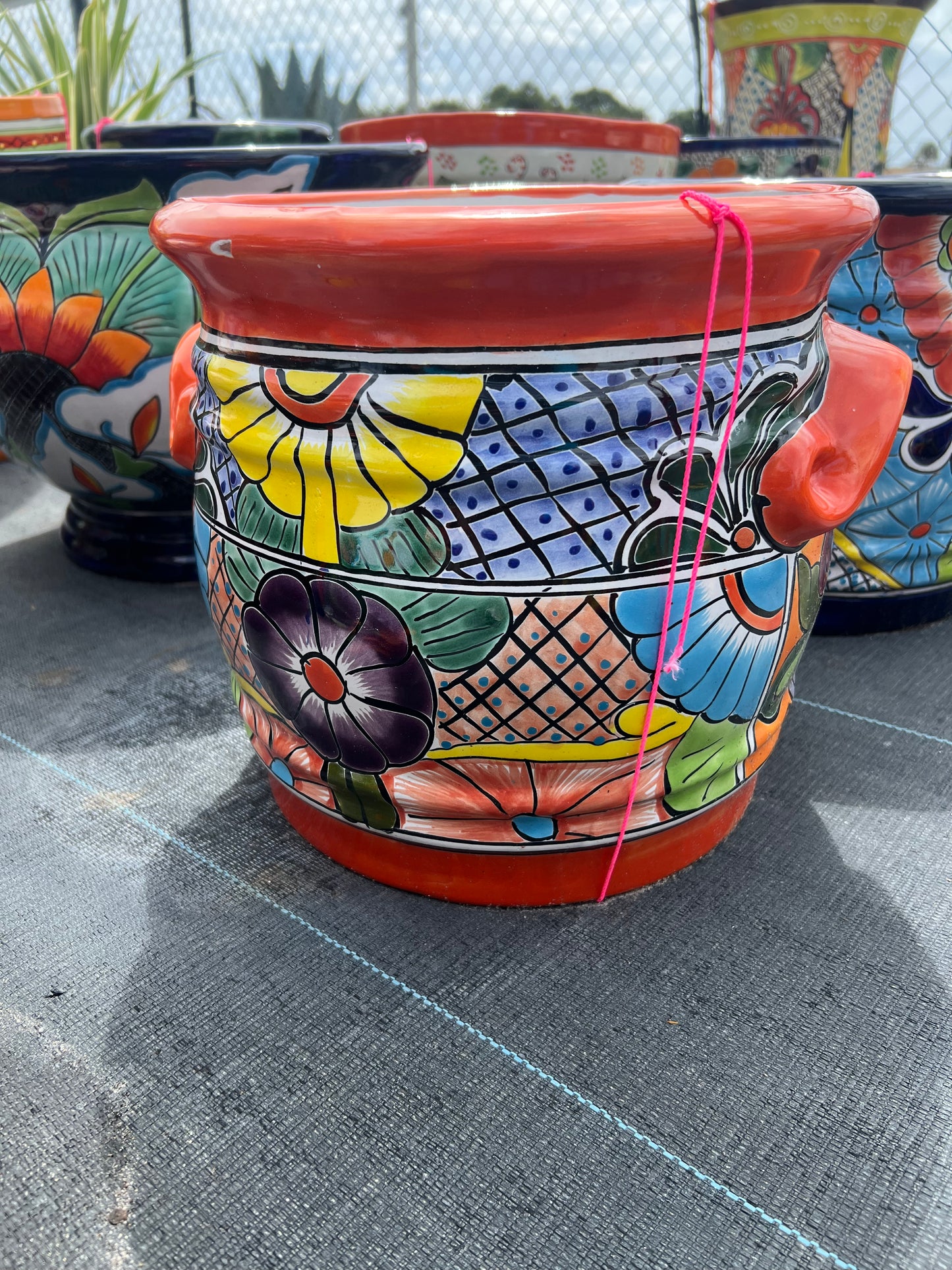 Talavera Barrel Pot