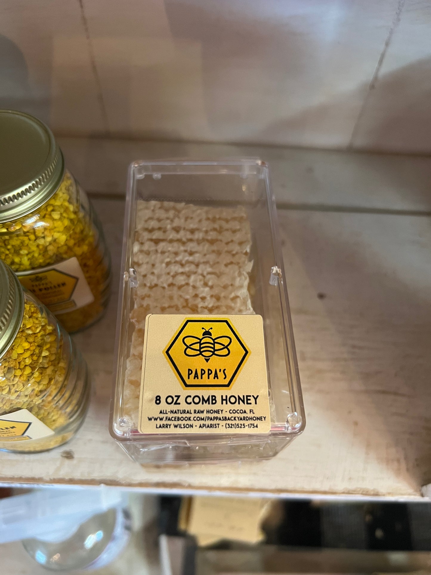 Honey Square Comb 8 oz