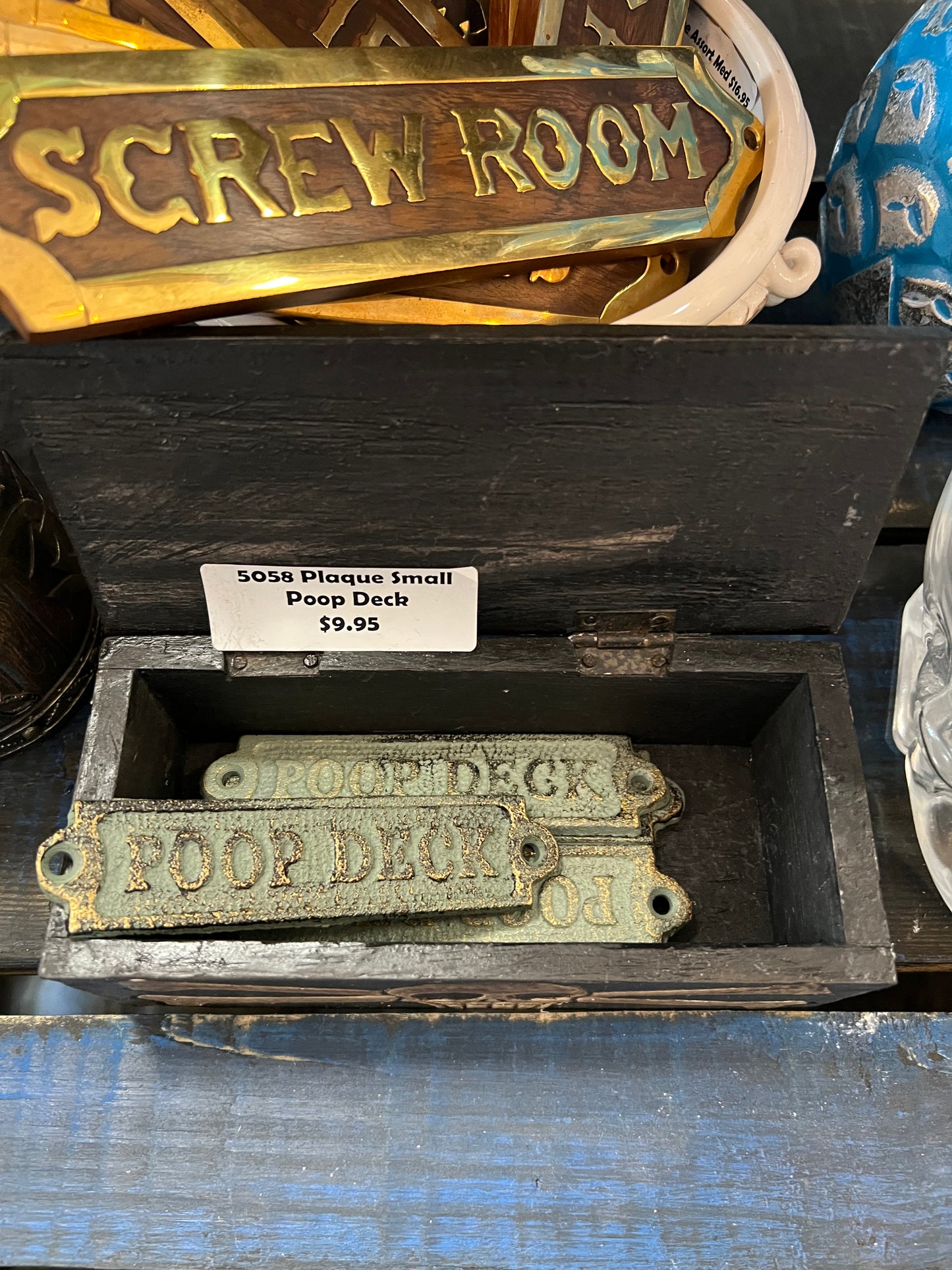 Plaque Poop Deck Assort-S
