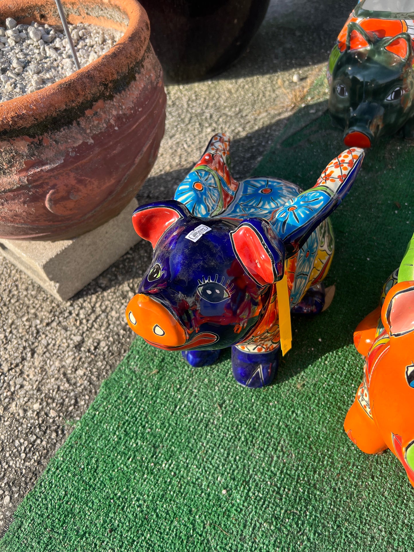 Talavera Pig with Wings
