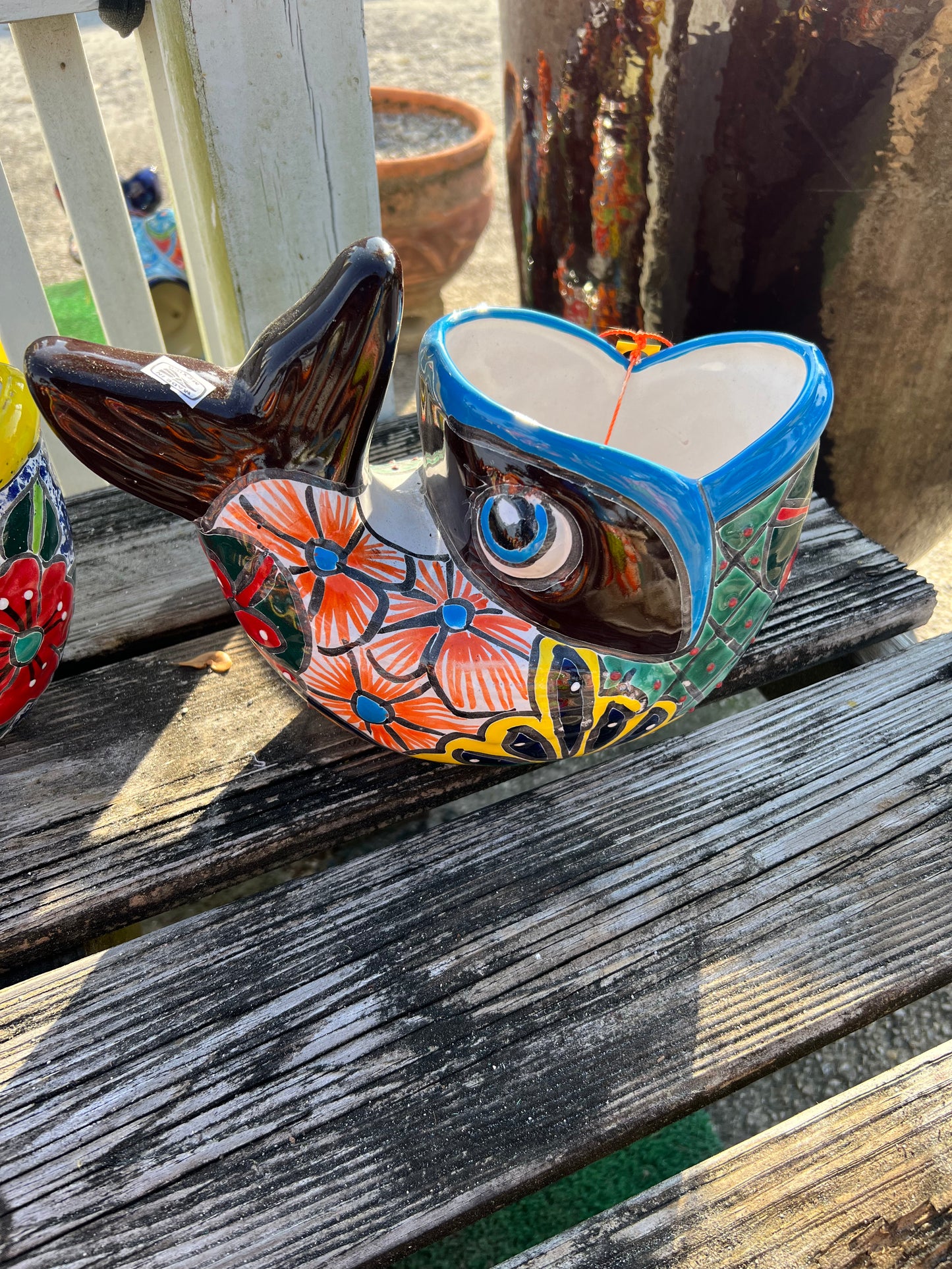 Talavera Fish Planter