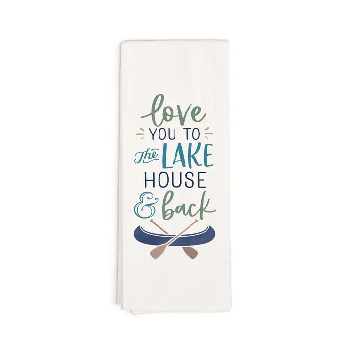 Love You Lake House Tea Towel 1.92 oz