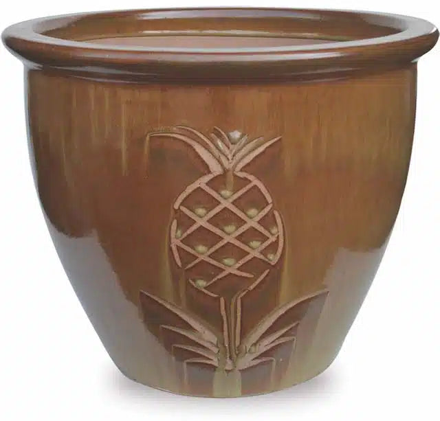 MP983 Garden Pot w/Pineapple 7 Sizes