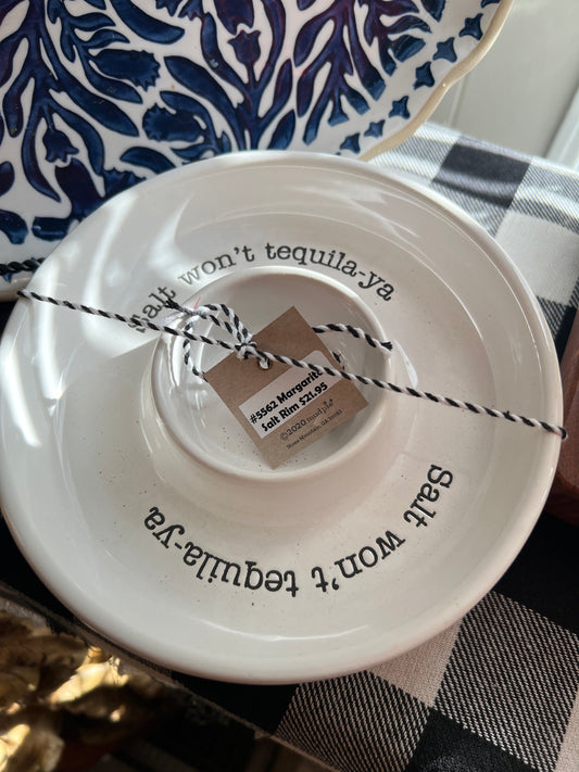 Mudpie Margarita Salt Dish-One Size