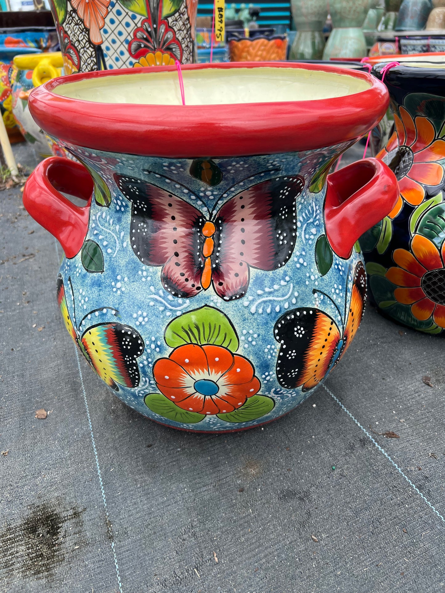 Talavera Bean Pot with Handles