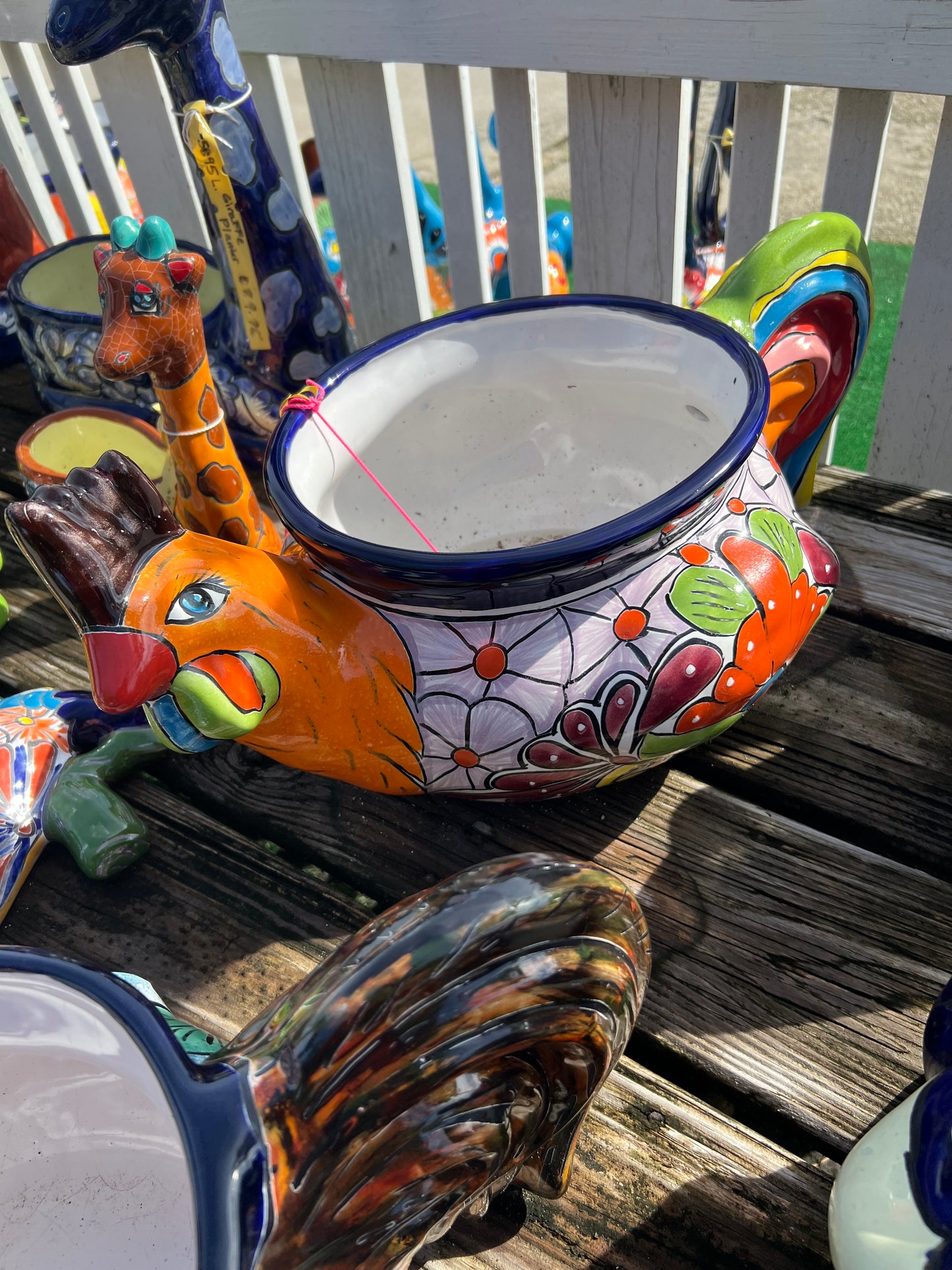 Talavera Rooster Pot