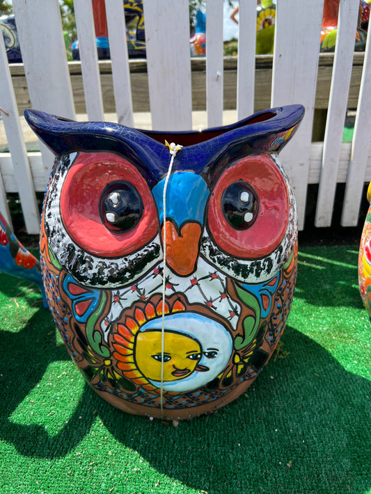 Talavera Owl Planter