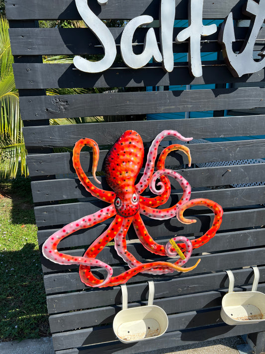 Octopus Metal Art