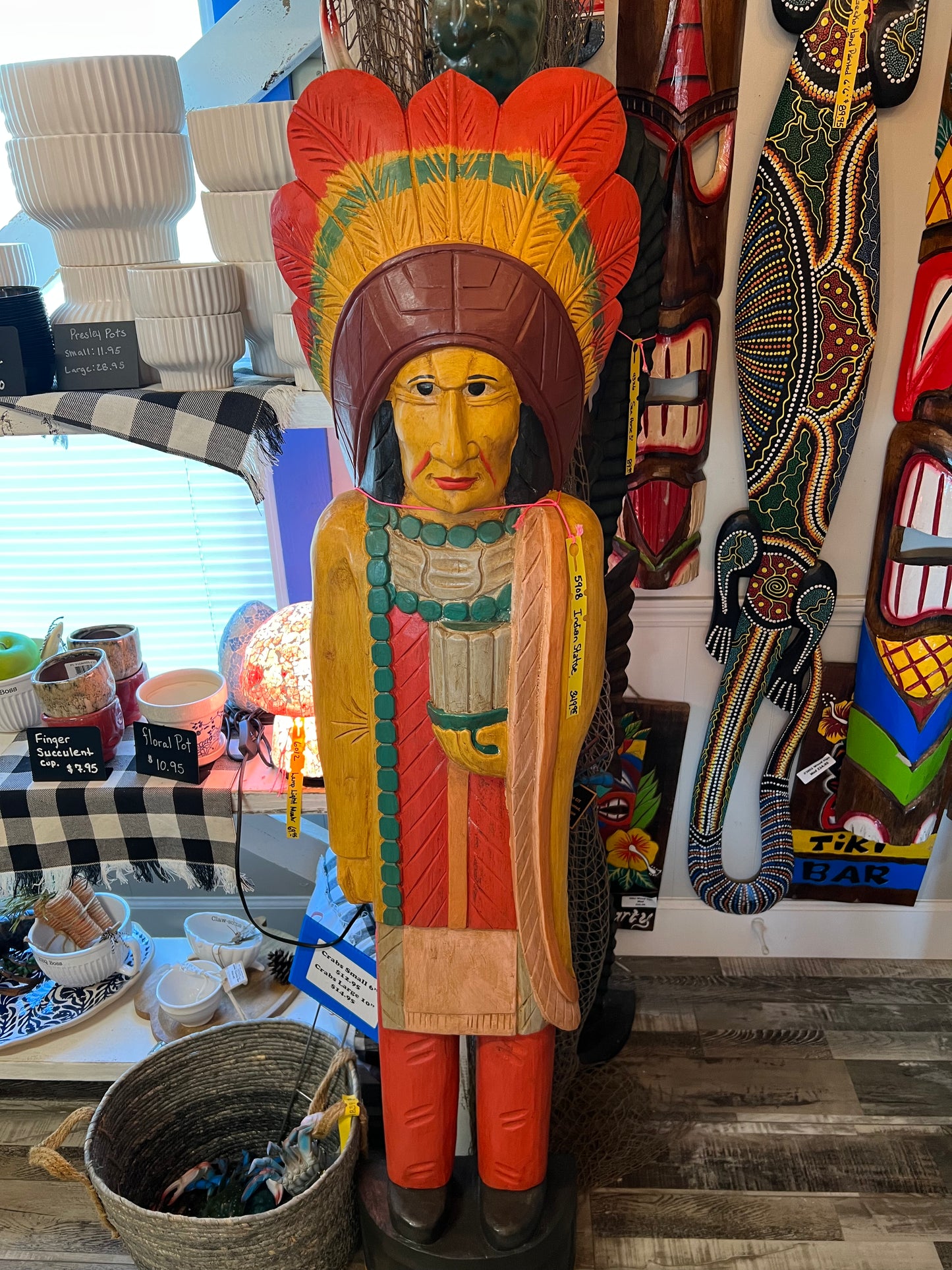 Wood Carving Statues