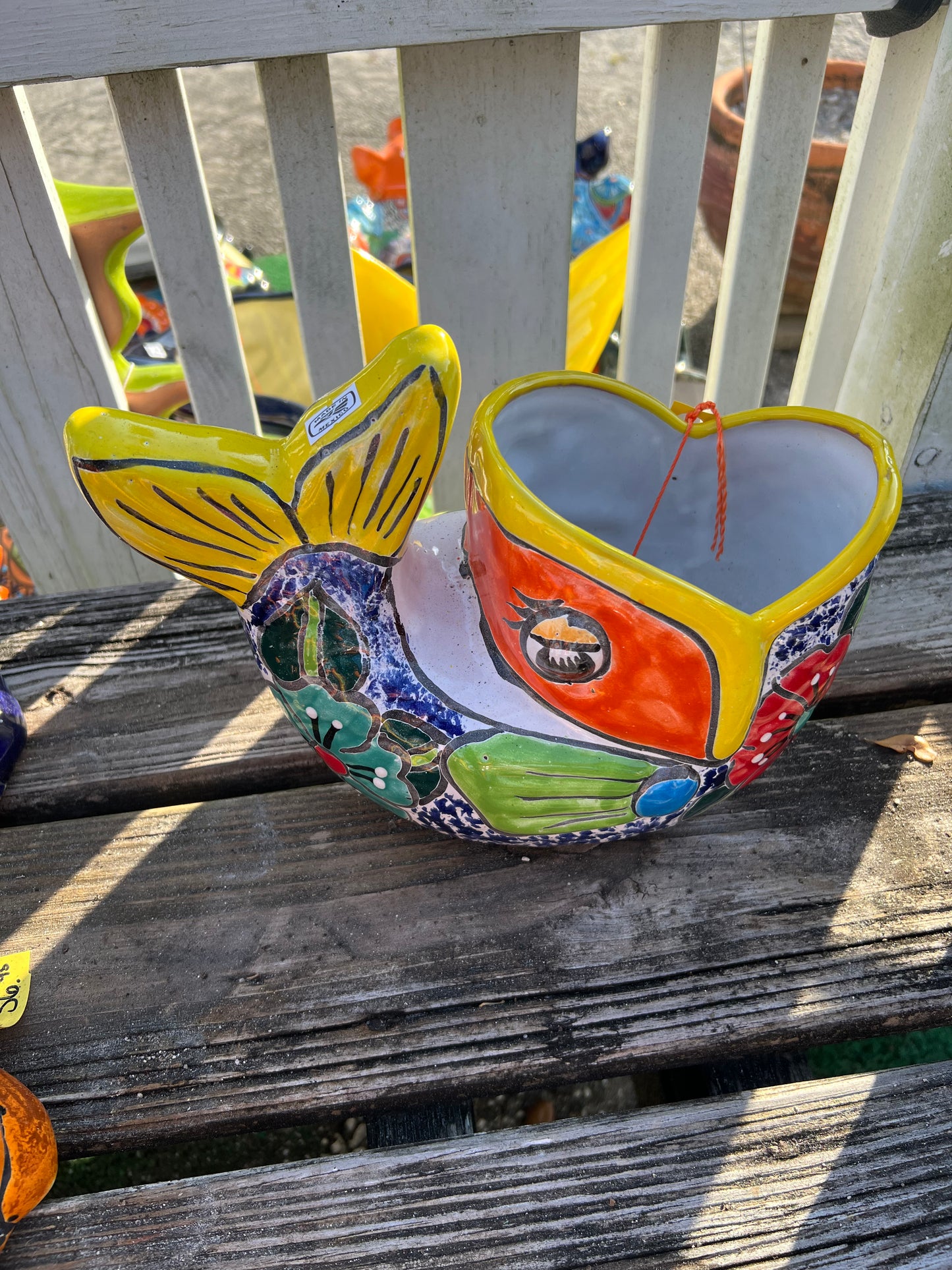 Talavera Fish Planter