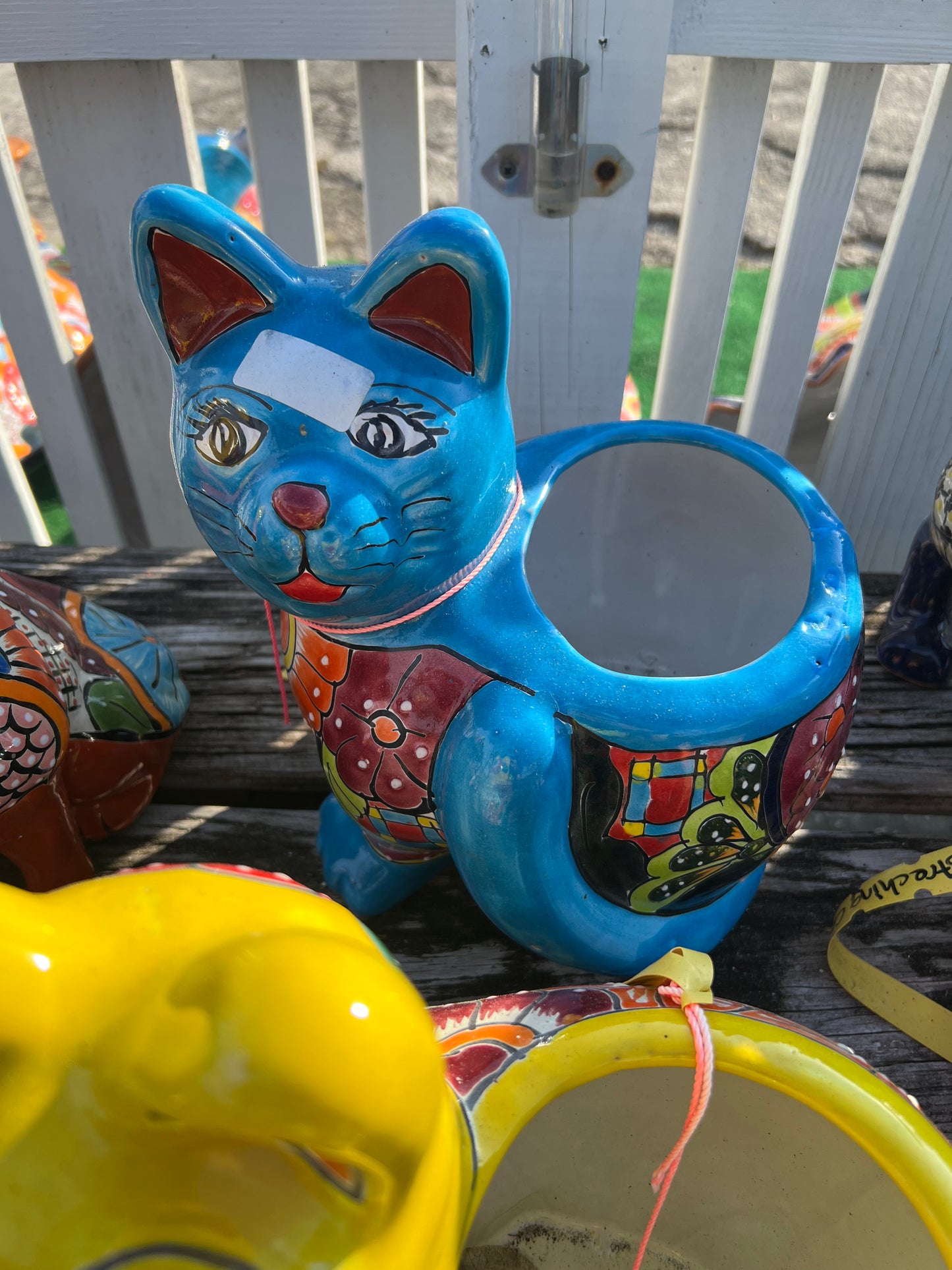 Talavera Cat Pot