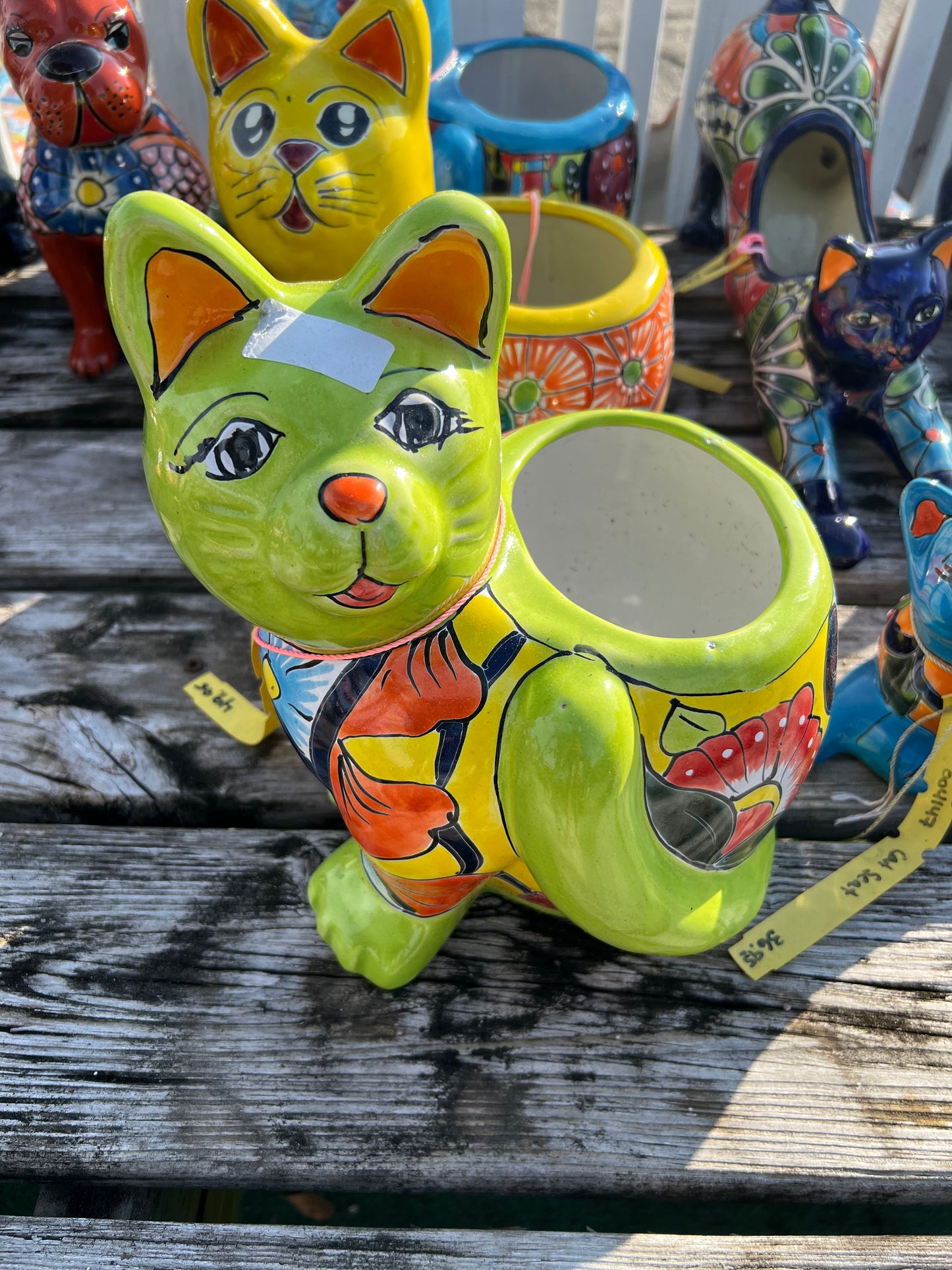 Talavera Cat Pot