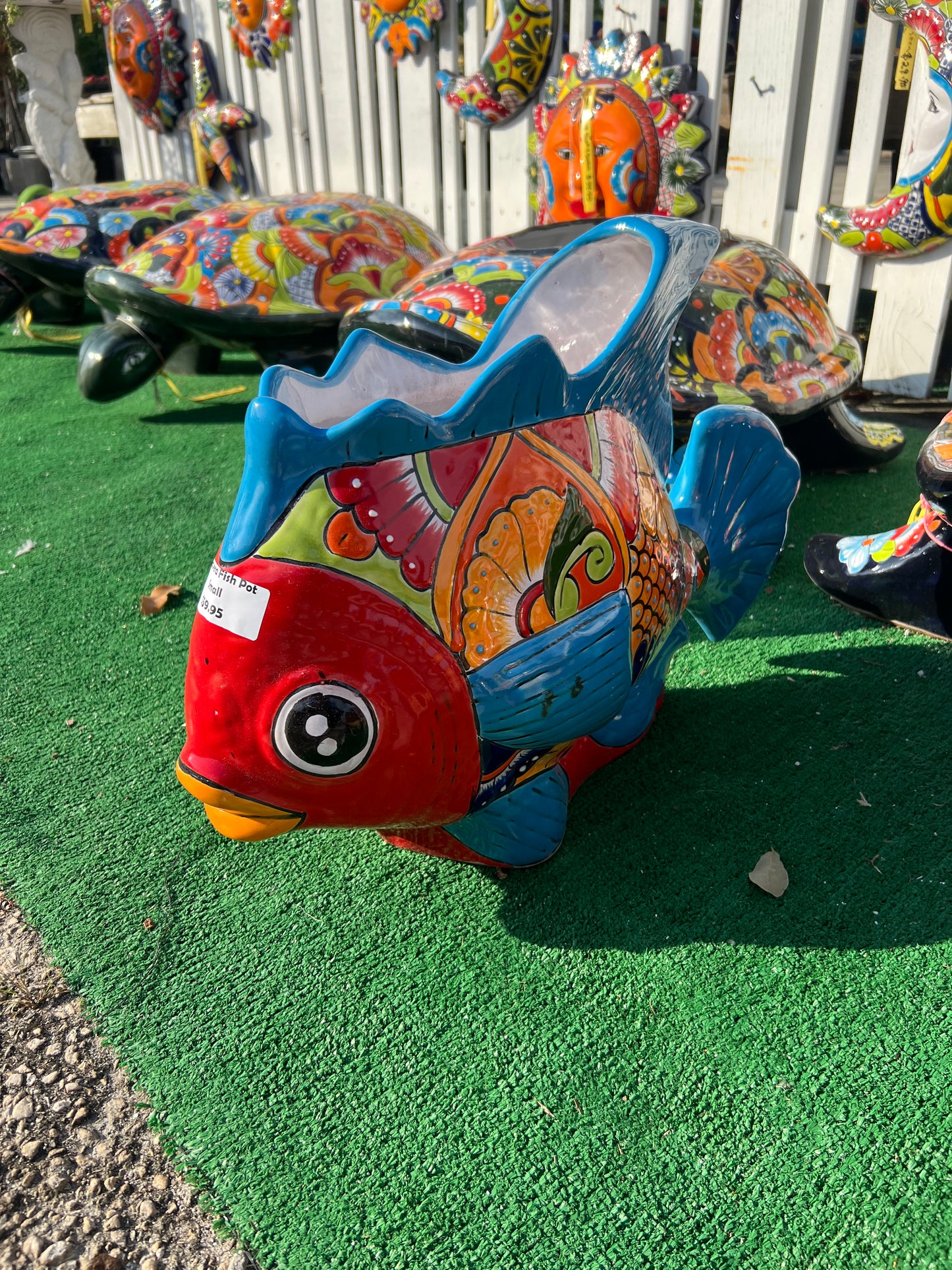 Talavera Fish Planter