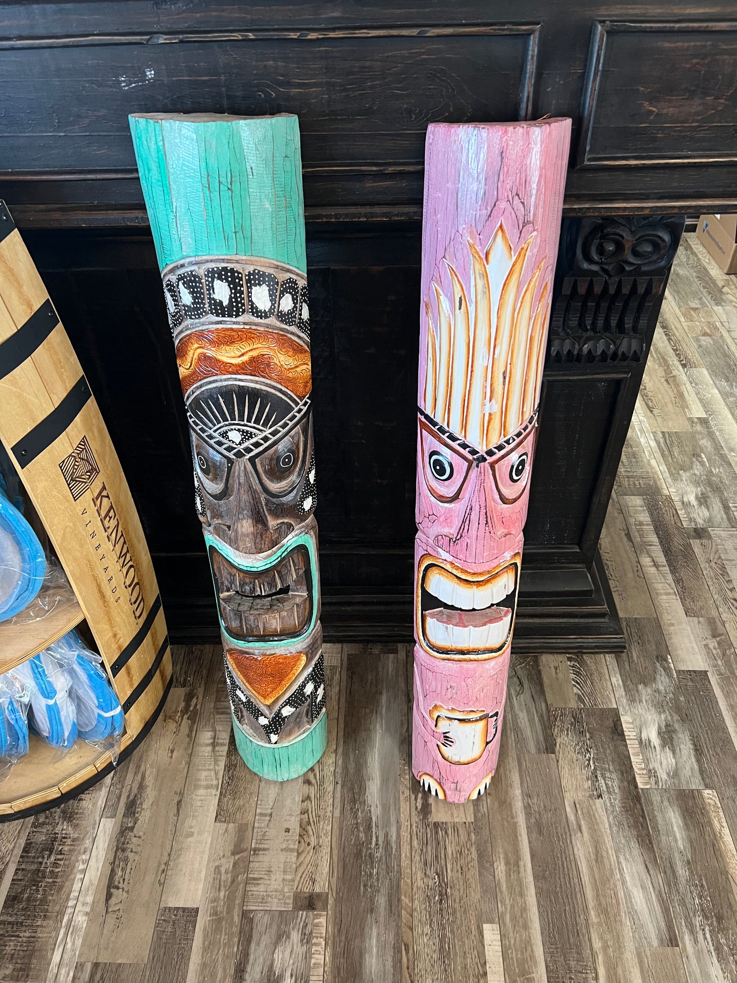 Tiki Mask 40" Painted Colors