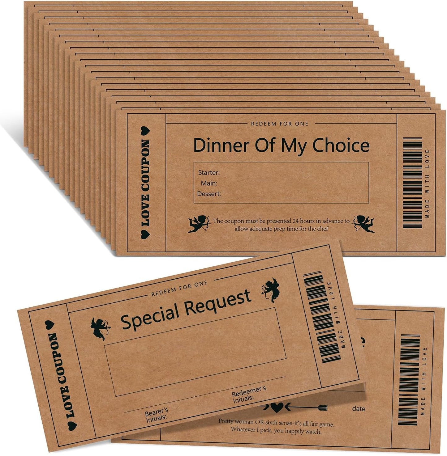 Love Vouchers Romantic Coupons