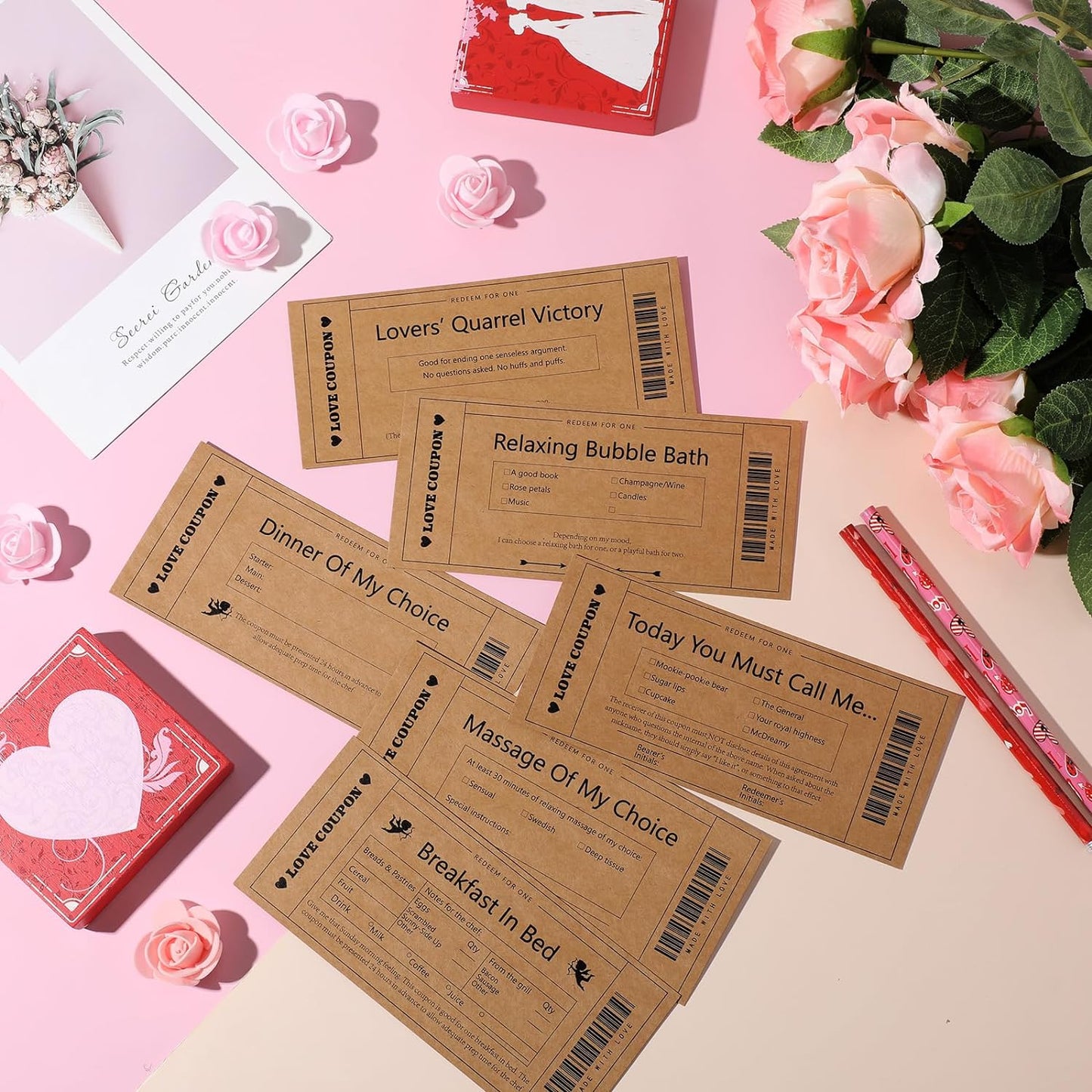 Love Vouchers Romantic Coupons