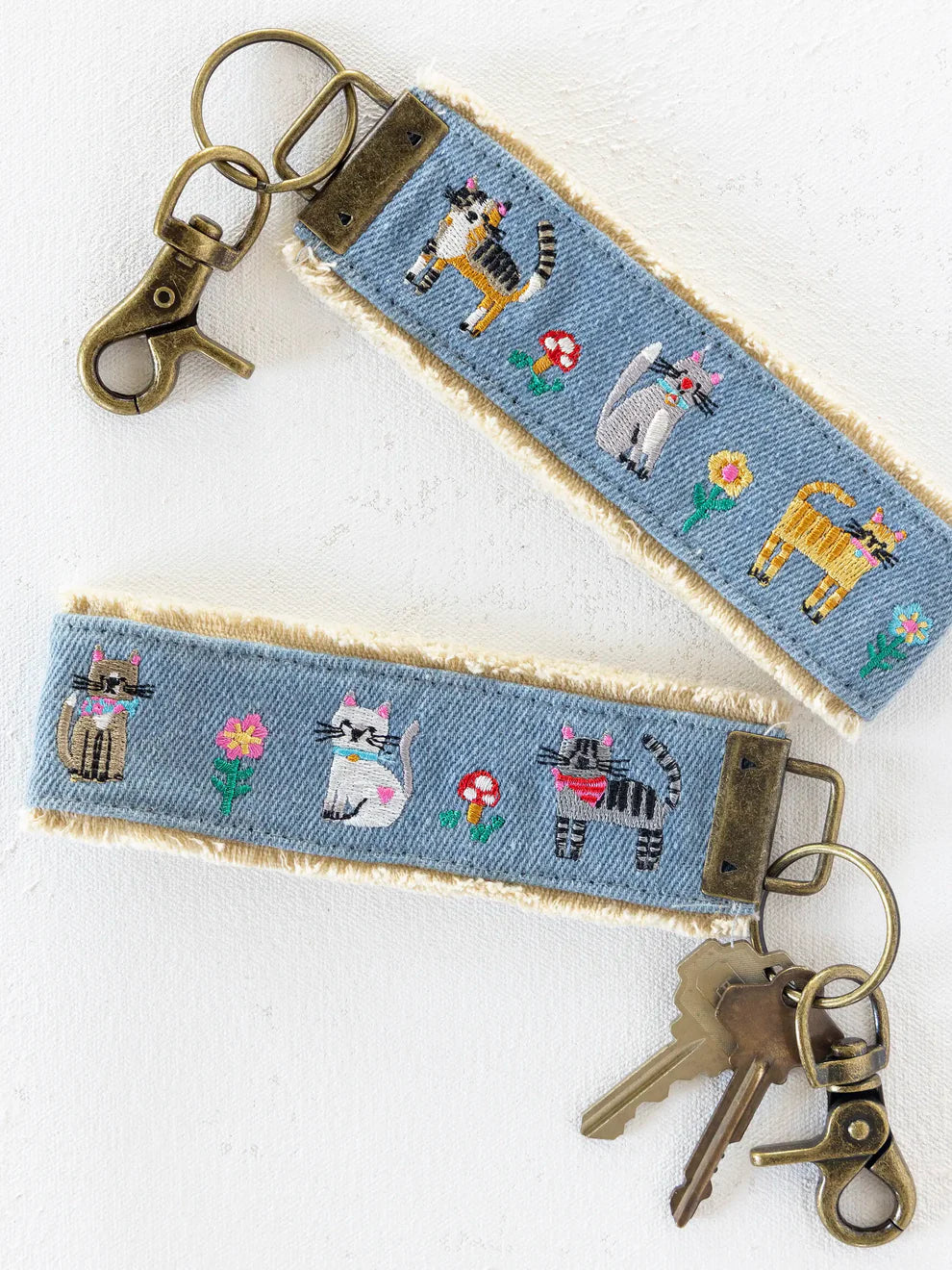 NL Embroidered Key Chain