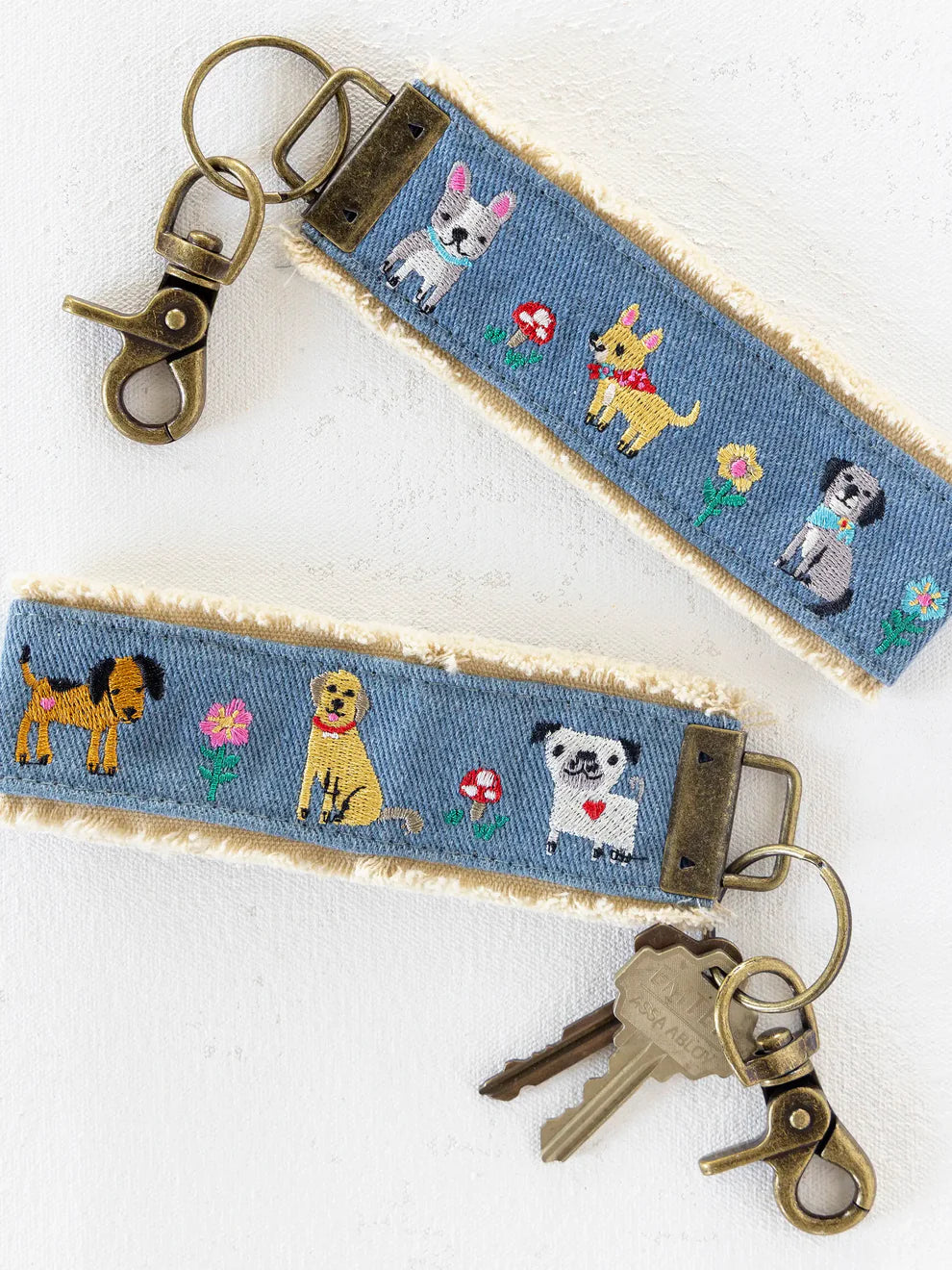 NL Embroidered Key Chain