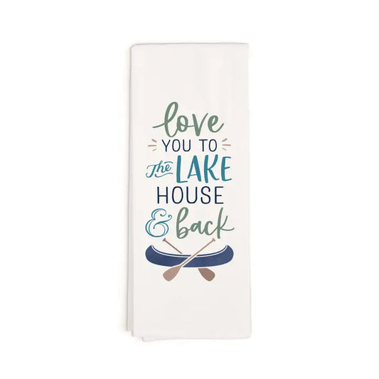 Love You Lake House Tea Towel 1.92 oz